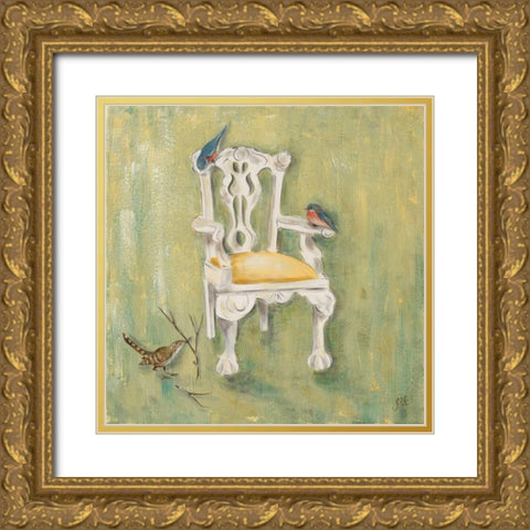 Parlor Tricks II Gold Ornate Wood Framed Art Print with Double Matting by Reynolds, Jade