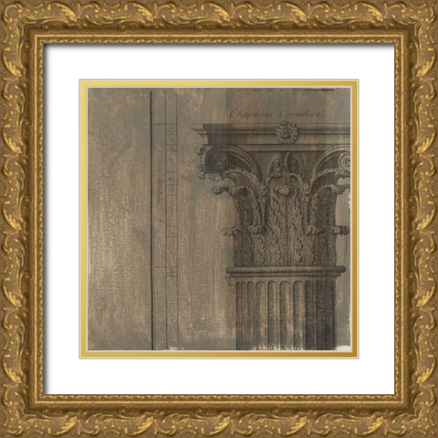 Decorative Elegance VIII Gold Ornate Wood Framed Art Print with Double Matting by Harper, Ethan