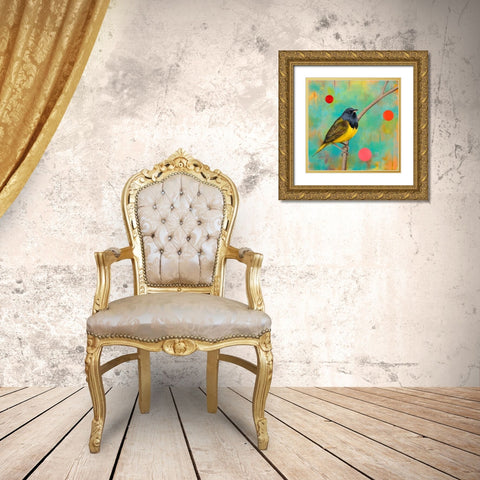 Mysteries of the Universe V Gold Ornate Wood Framed Art Print with Double Matting by Evans, Bridget G.