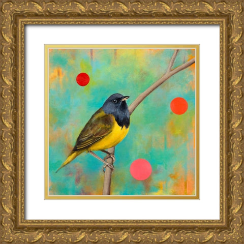Mysteries of the Universe V Gold Ornate Wood Framed Art Print with Double Matting by Evans, Bridget G.