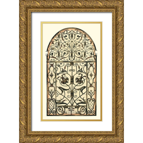 Printed Majestic Gateway I Gold Ornate Wood Framed Art Print with Double Matting by Vision Studio