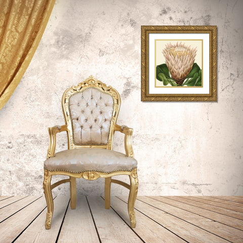 Tropical Vision VI Gold Ornate Wood Framed Art Print with Double Matting by Vision Studio