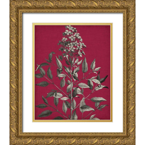 Vivid Chintz IV Gold Ornate Wood Framed Art Print with Double Matting by Vision Studio