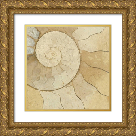 Organic Elements V Gold Ornate Wood Framed Art Print with Double Matting by Vision Studio