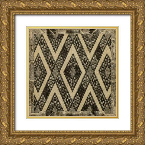 Kuba Detail I Gold Ornate Wood Framed Art Print with Double Matting by Vision Studio