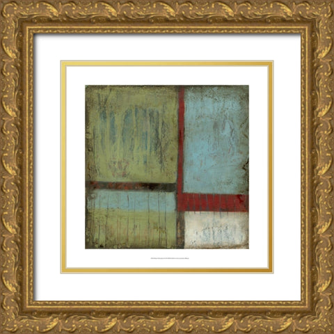 Rustic Minimalism I Gold Ornate Wood Framed Art Print with Double Matting by Goldberger, Jennifer
