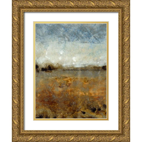 Free Range I Gold Ornate Wood Framed Art Print with Double Matting by OToole, Tim