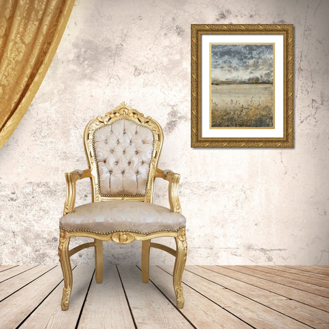 Infinite II Gold Ornate Wood Framed Art Print with Double Matting by OToole, Tim