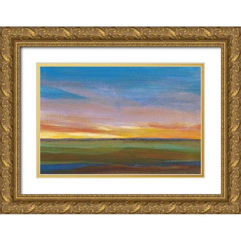 Fading Light II Gold Ornate Wood Framed Art Print with Double Matting by OToole, Tim