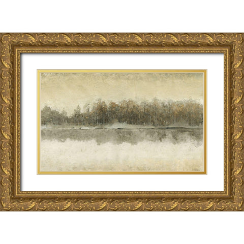 Edgewater II Gold Ornate Wood Framed Art Print with Double Matting by OToole, Tim