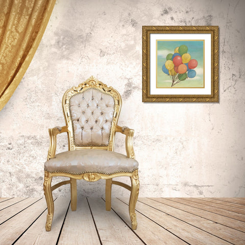 Fly Away I Gold Ornate Wood Framed Art Print with Double Matting by Meagher, Megan