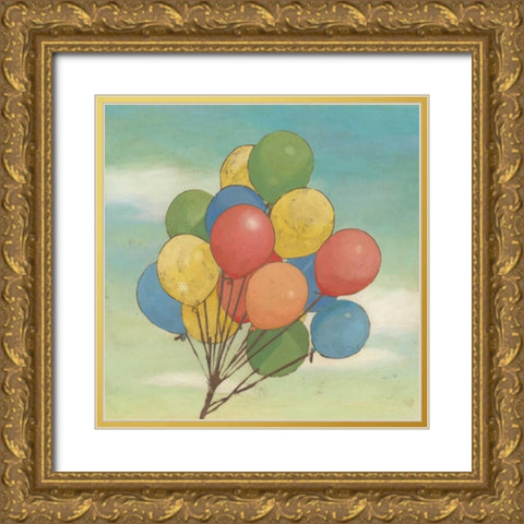Fly Away I Gold Ornate Wood Framed Art Print with Double Matting by Meagher, Megan