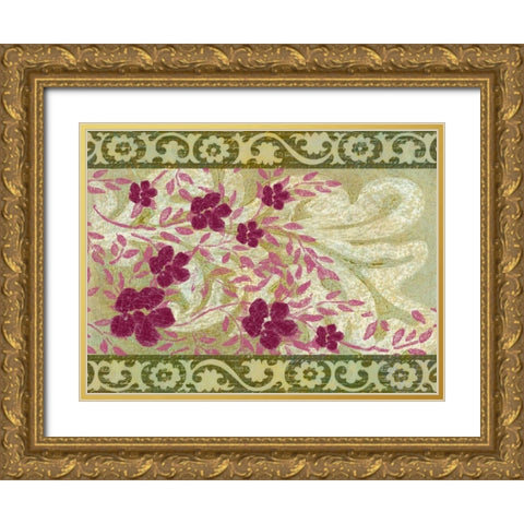 Rococo Celebration II Gold Ornate Wood Framed Art Print with Double Matting by Vision Studio