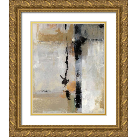 Gesture I Gold Ornate Wood Framed Art Print with Double Matting by OToole, Tim