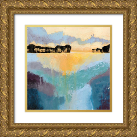 Back Bay Sun II Gold Ornate Wood Framed Art Print with Double Matting by Popp, Grace