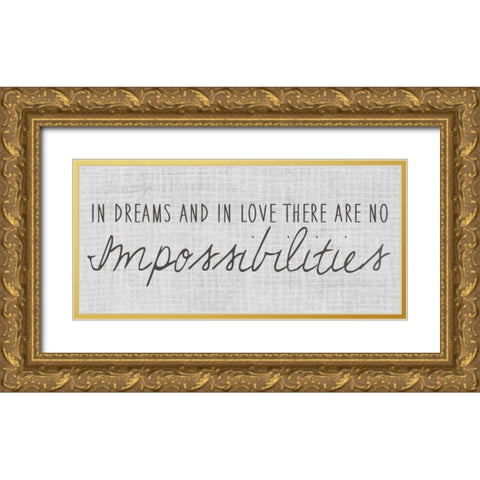 Simply Family Collection H Gold Ornate Wood Framed Art Print with Double Matting by Popp, Grace