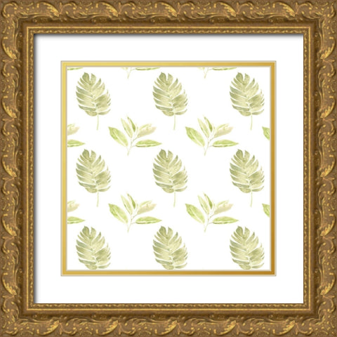 Songbird Collection H Gold Ornate Wood Framed Art Print with Double Matting by Vess, June Erica