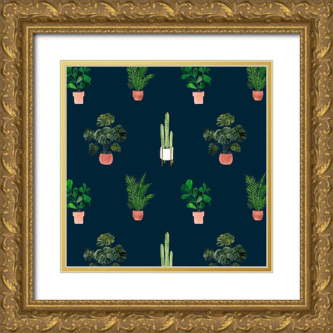 Homebody Collection G Gold Ornate Wood Framed Art Print with Double Matting by Borges, Victoria