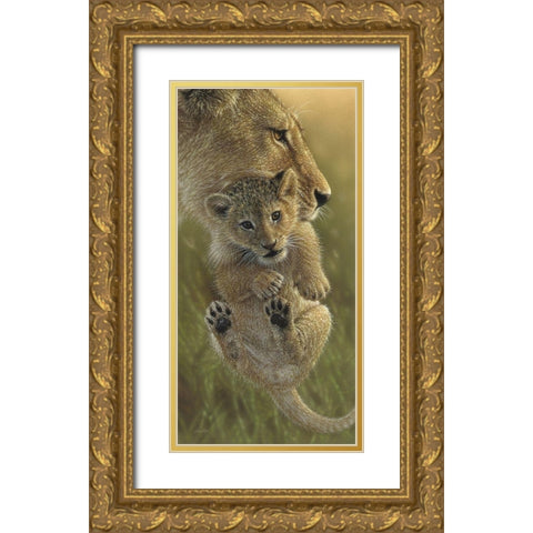 Mothers Pride Gold Ornate Wood Framed Art Print with Double Matting by Bogle, Collin