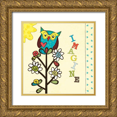 Imagine Gold Ornate Wood Framed Art Print with Double Matting by Moulton, Jo