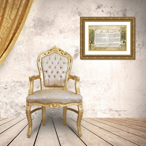 Church Covenant Gold Ornate Wood Framed Art Print with Double Matting by Pugh, Jennifer