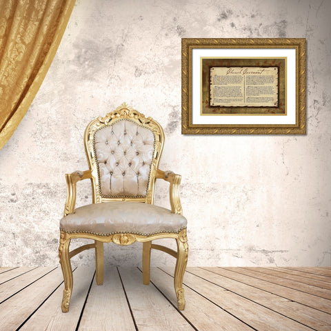 Church Covenant II Gold Ornate Wood Framed Art Print with Double Matting by Pugh, Jennifer