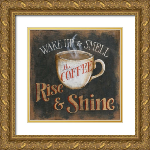 Rise and Shine Gold Ornate Wood Framed Art Print with Double Matting by Lewis, Kim