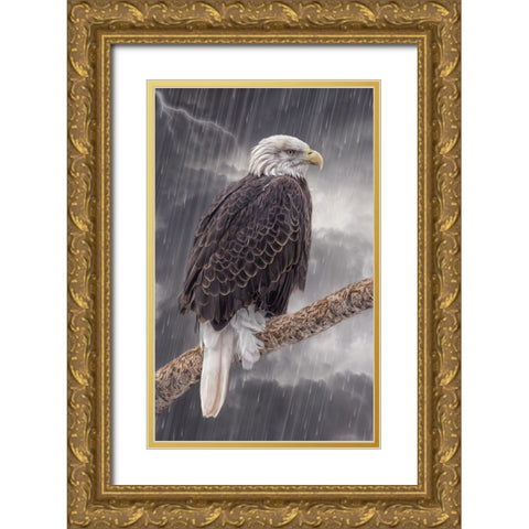 Defiance Gold Ornate Wood Framed Art Print with Double Matting by Parker, Kelley