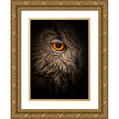 Dare Gold Ornate Wood Framed Art Print with Double Matting by Parker, Kelley