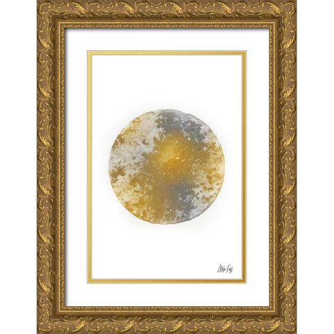 Jupiter Gold Ornate Wood Framed Art Print with Double Matting by Fay, Mela