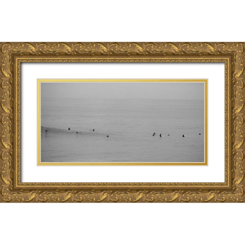 Vanilla Gold Ornate Wood Framed Art Print with Double Matting by Singleton, Ashley