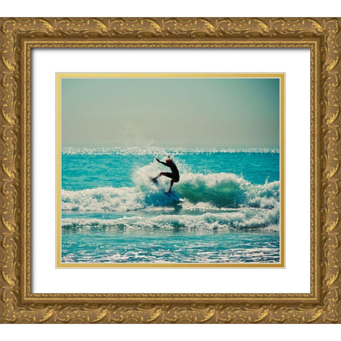 Hang One Gold Ornate Wood Framed Art Print with Double Matting by Singleton, Ashley