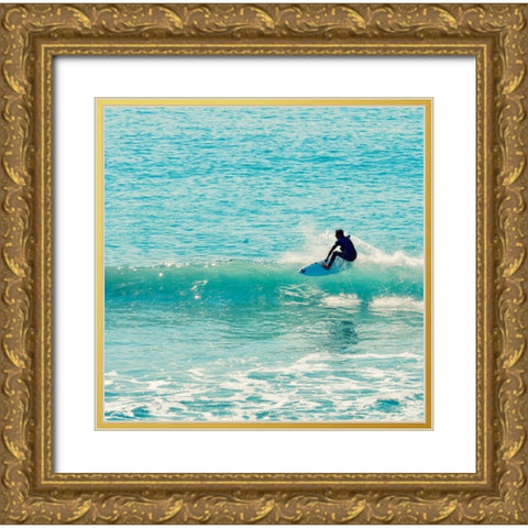 Hang Twelve Gold Ornate Wood Framed Art Print with Double Matting by Singleton, Ashley