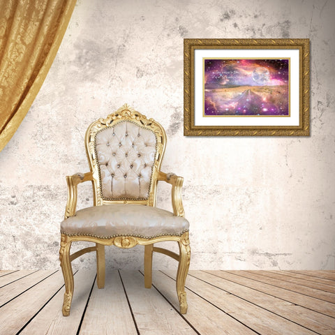 Tell All His Wonderful Works Gold Ornate Wood Framed Art Print with Double Matting by Murdock, Ramona