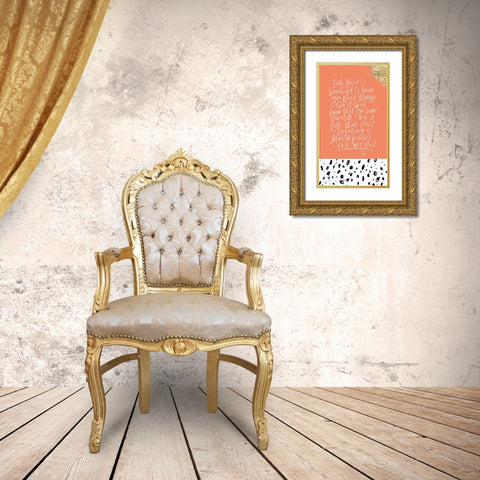 So Beautiful Gold Ornate Wood Framed Art Print with Double Matting by Wieners, Valerie