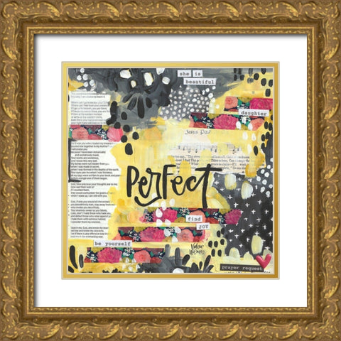 Perfect Gold Ornate Wood Framed Art Print with Double Matting by Wieners, Valerie