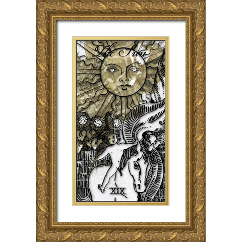 The Sun Gold Ornate Wood Framed Art Print with Double Matting by Sommers, Mindy