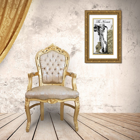 The Hermit Gold Ornate Wood Framed Art Print with Double Matting by Sommers, Mindy