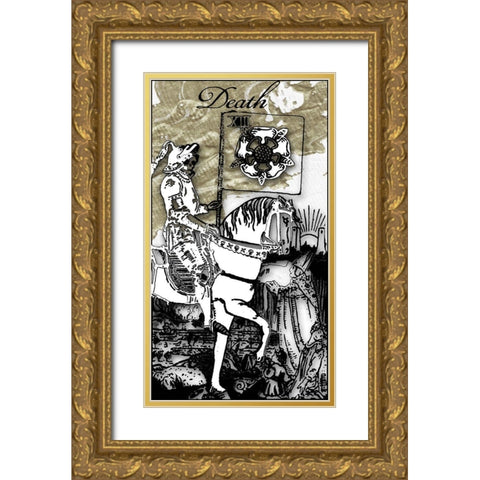 Death Gold Ornate Wood Framed Art Print with Double Matting by Sommers, Mindy