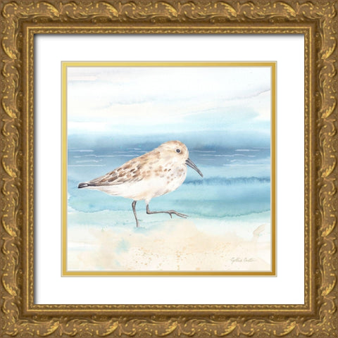 By the Seashore XIII Gold Ornate Wood Framed Art Print with Double Matting by Coulter, Cynthia