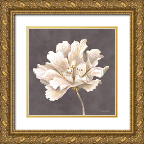 Cream Willow Blossom I Gold Ornate Wood Framed Art Print with Double Matting by Wilson, Kelsey