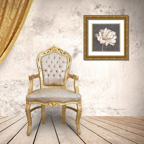 Cream Willow Blossom II Gold Ornate Wood Framed Art Print with Double Matting by Wilson, Kelsey