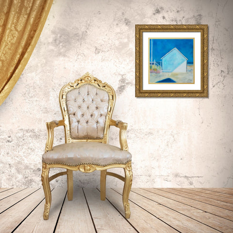Afternoon Shadows Gold Ornate Wood Framed Art Print with Double Matting by Marie, Susanne