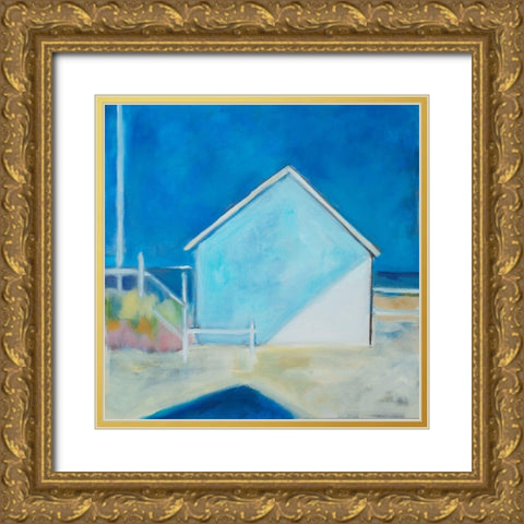 Afternoon Shadows Gold Ornate Wood Framed Art Print with Double Matting by Marie, Susanne
