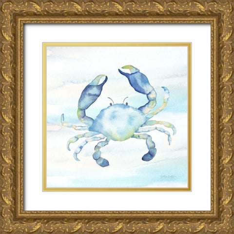 Great Blue Sea XIII Gold Ornate Wood Framed Art Print with Double Matting by Coulter, Cynthia