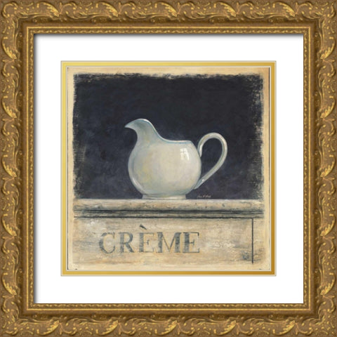 Cafe De Provence Gold Ornate Wood Framed Art Print with Double Matting by Fisk, Arnie