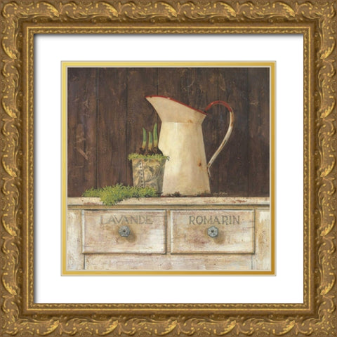 Romarin Gold Ornate Wood Framed Art Print with Double Matting by Fisk, Arnie