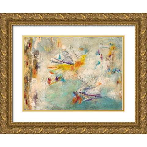 Carnivale Gold Ornate Wood Framed Art Print with Double Matting by Villarreal Villarreal, Gabriela