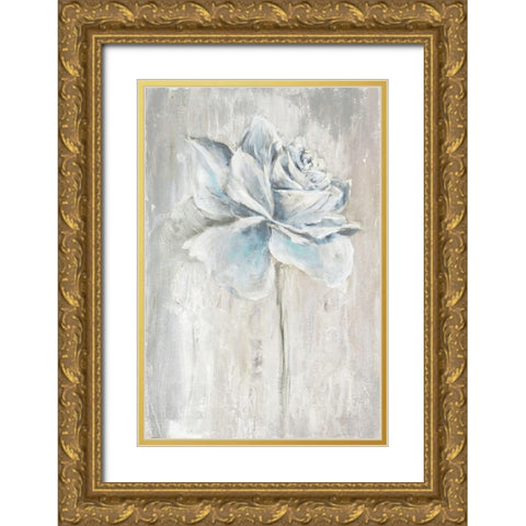 Artists Rose Gold Ornate Wood Framed Art Print with Double Matting by Gold, Lora