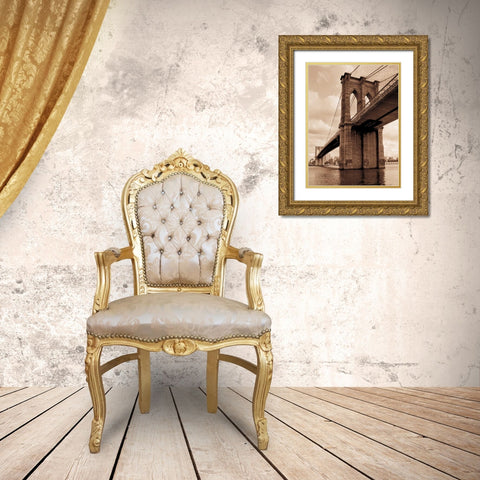 East Crossing Gold Ornate Wood Framed Art Print with Double Matting by Gleyzer, Sasha